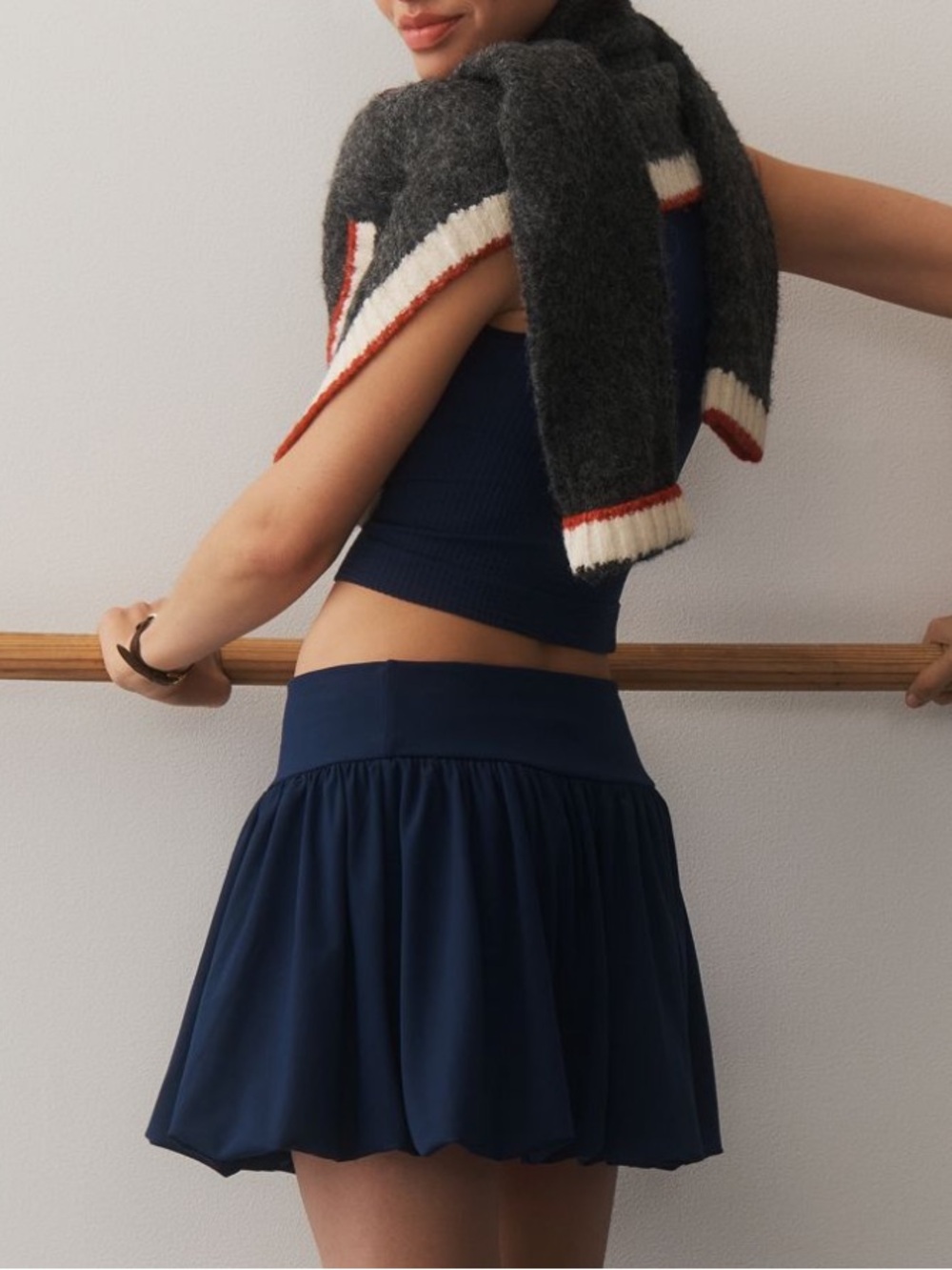 DAILY PRACTICE➕ANTHROPOLOGIE Bubble Mini Skirt NWT